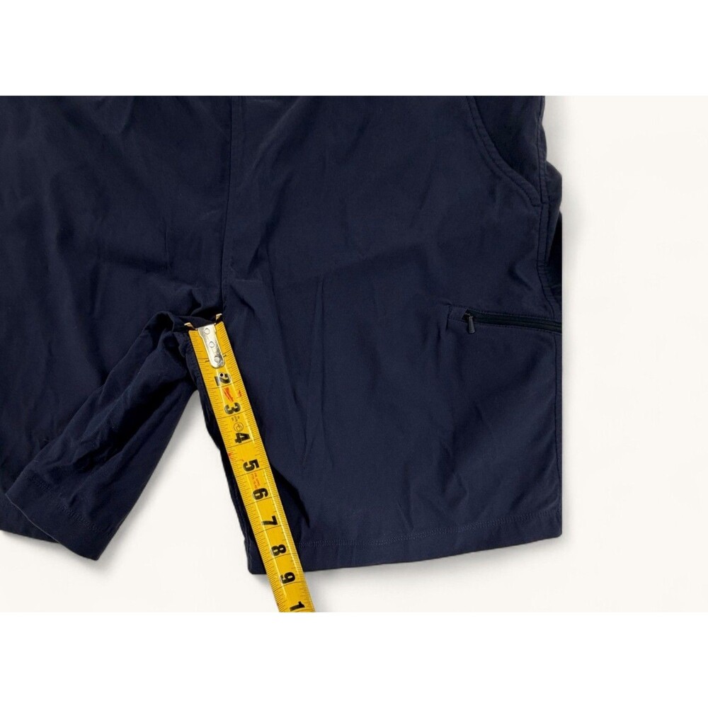 Mountain Hardwear Womens Shorts XL Navy Blue Pockets Zipper Hiking Activewear - Picture 8 of 15